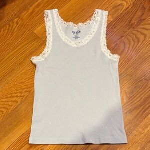 Brandy Melville Lace Trimmed Tank
